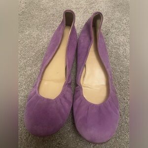 J Crew suede flats